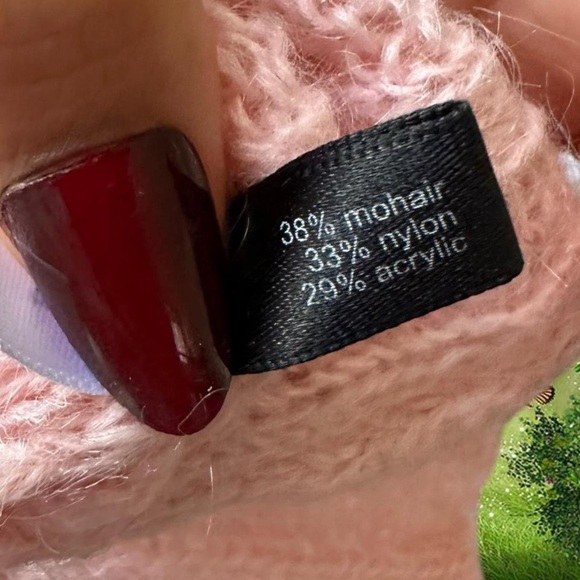 Y2k 90s The Limited Baby Pink Off The Shoulder Top Size S - Picture 8 of 8